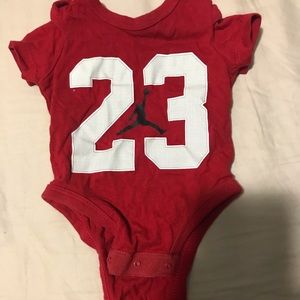 Jordan onesie and worn once